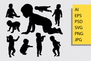 Download Baby Silhouette - Premium Resources