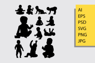 Download Baby Silhouette - Premium Resources